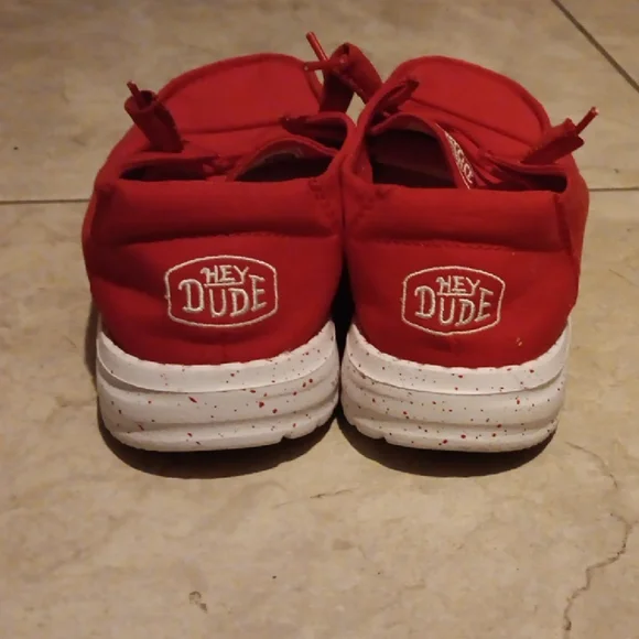 Hey Dude Womens Vibrant Red - Picture 2 of 3